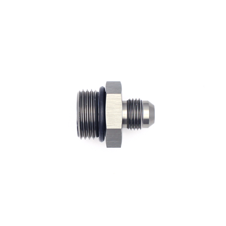 [6-02-0407] Deatschwerks 10AN ORB Male to 6AN Male Flare Adapter (Incl O-Ring), Anodized DW Titanium