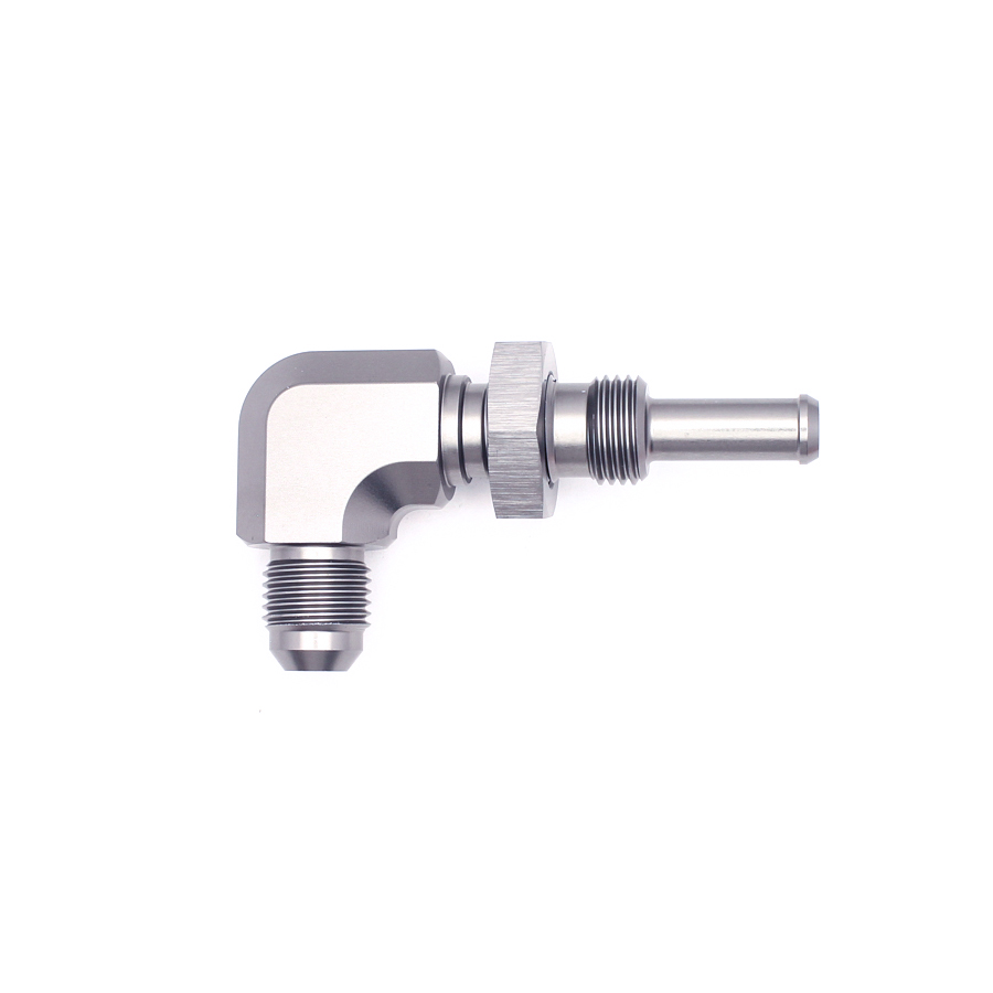 [6-02-0712] Deatschwerks 90-Deg. 6AN to 5/16 in Bulkhead