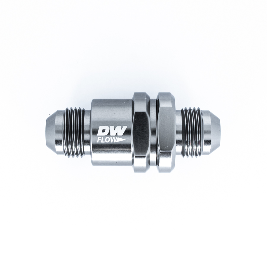 [6-02-0724] Deatschwerks 8AN Male Flare to 8AN Male Flare One Way Check Valve