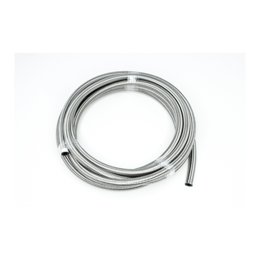 Deatschwerks 6AN Stainless Steel Double Braided CPE Hose, 20 Feet