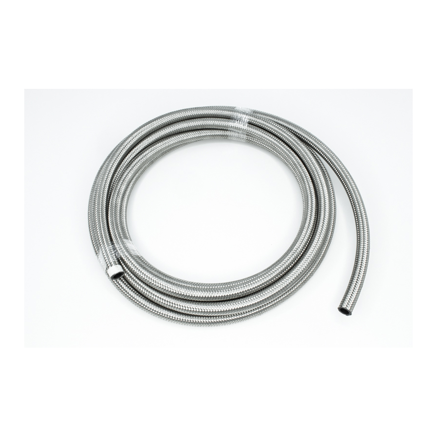 Deatschwerks 8AN Stainless Steel Double Braided CPE Hose, 20 Feet