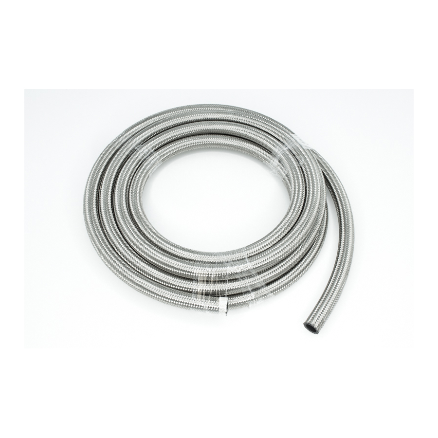Deatschwerks 10AN Stainless Steel Double Braided CPE Hose, 20 Feet