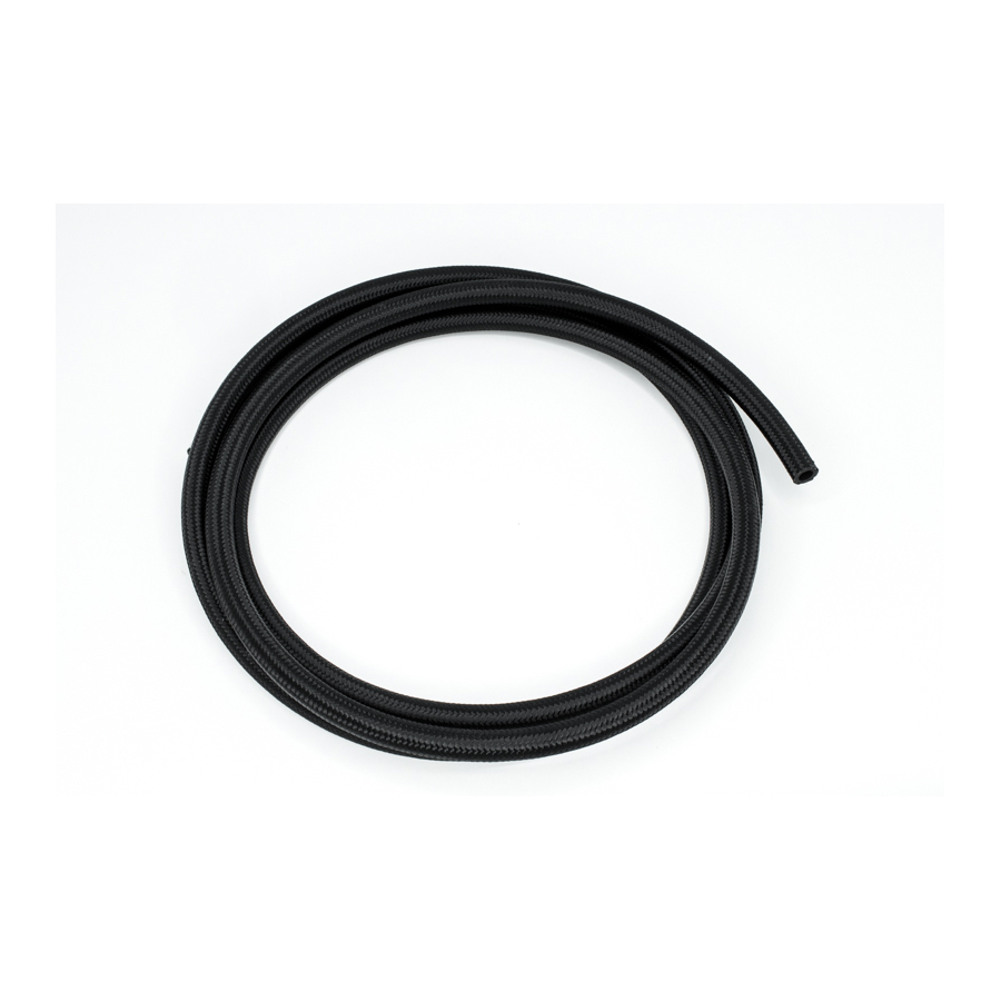 Deatschwerks 6AN Black Nylon Braided CPE Hose, 10 Feet