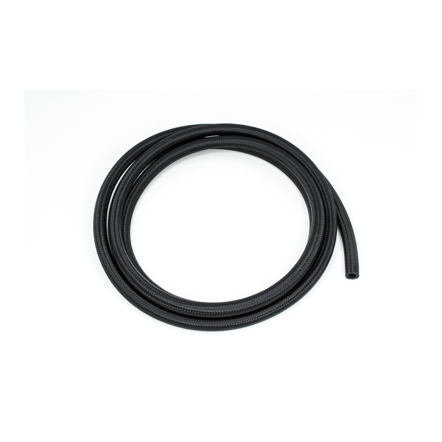 Deatschwerks 8AN Black Nylon Braided CPE Hose, 10 Feet