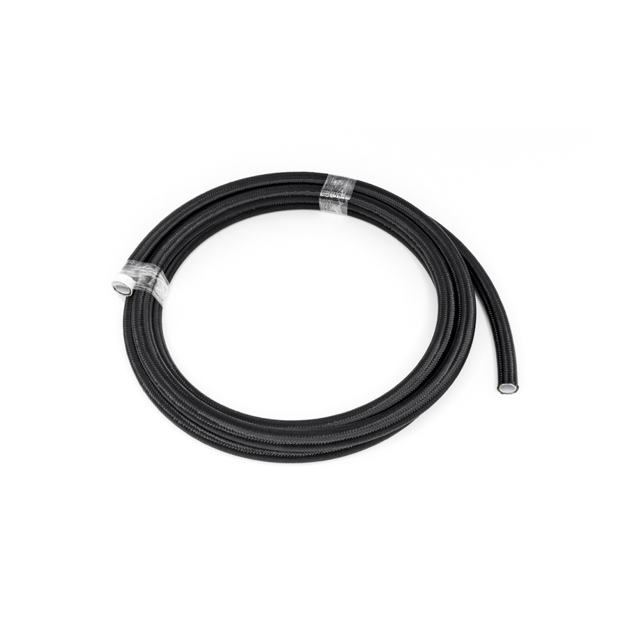 Deatschwerks 10 ft, 8AN Black Nylon Braided PTFE Hose