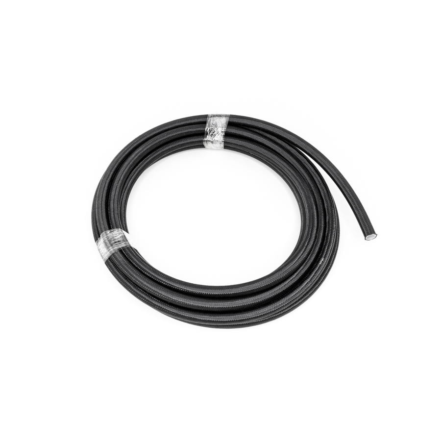 Deatschwerks 20 ft, 8AN Black Nylon Braided PTFE Hose