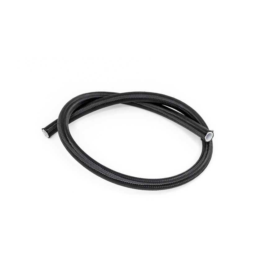Deatschwerks 10AN Black Nylon Braided PTFE Hose, 3 Feet