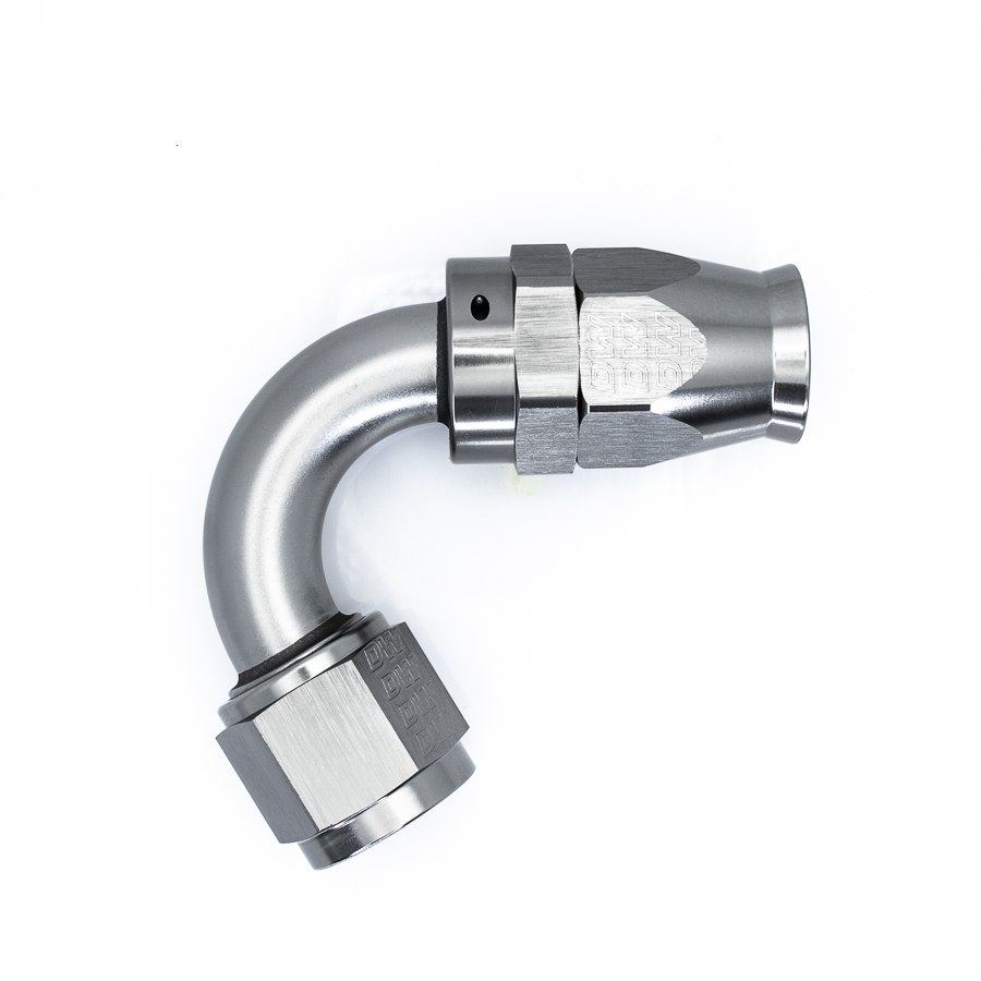[6-02-0878] Deatschwerks 120-Deg. 10AN Swivel PTFE Hose End