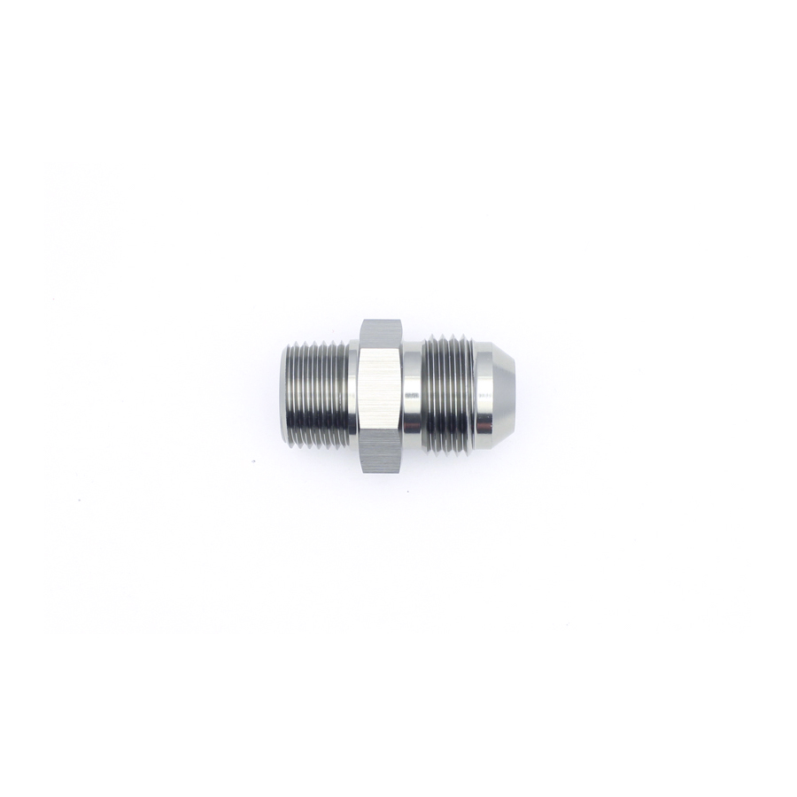[6-02-0905] Deatschwerks 8AN Male Flare to 3/8 Inch Male NPT Adapter, Anodized DW Titanium