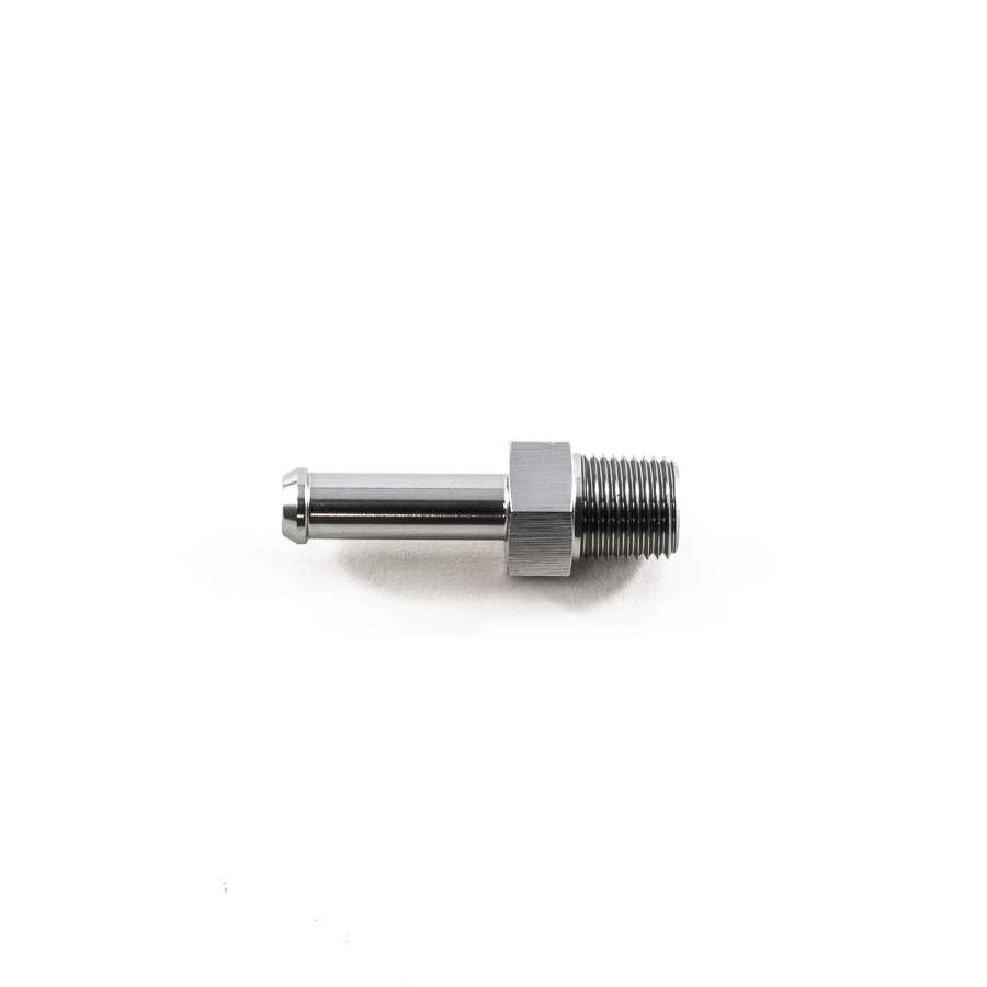 [6-02-0915] Deatschwerks 1/8 in NPT to 1/4 in Hose Barb Adapter