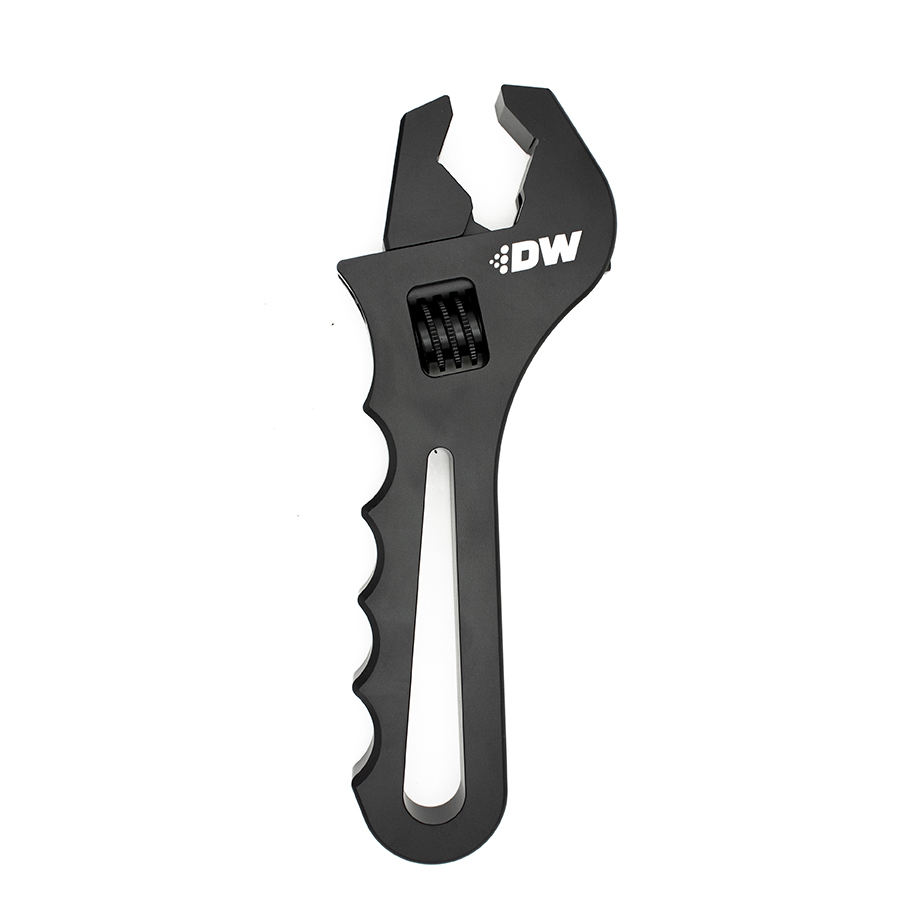 Deatschwerks Adjustable AN Hose End Wrench (black anodized)