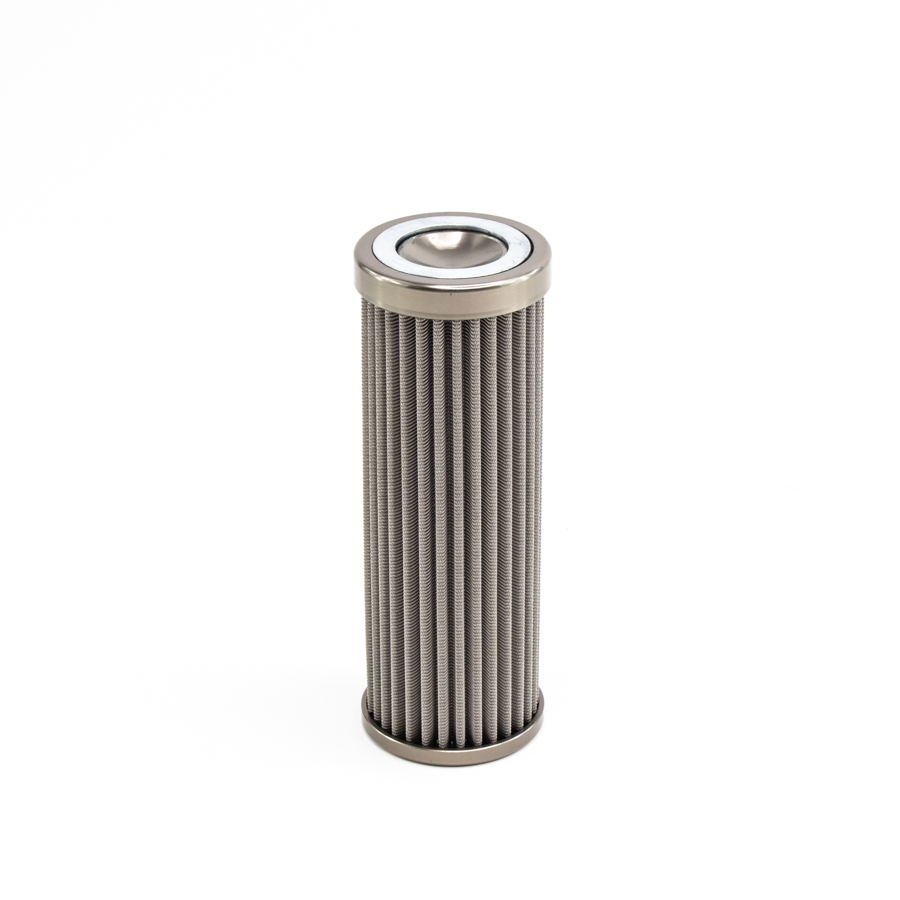 Deatschwerks In-line fuel filter element, stainless steel 100 micron. Fits DW 160mm housing. Universal