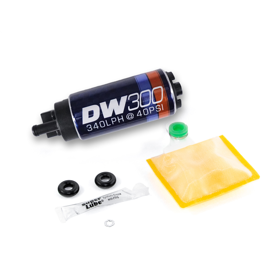 [9-301-0847] Deatschwerks DW300 series, 340lph in-tank fuel pump w/ install kit for Eclipse (turbo AWD) 95-98 and EVO 8/9 2003-2006