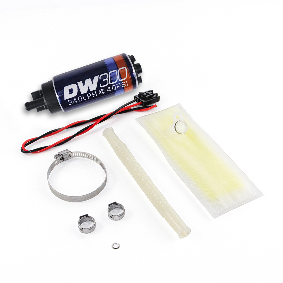 [9-301-1031] Deatschwerks DW300 series, 340lph in-tank fuel pump w/ install kit for BMW E36 325i 1992-95, 325is 1992-95, 328i 1996-2000, 328is 1996-99, M3 1995-99, BMW E46 328ci 2000, 330i 2001-05, 330ci 2001-06, 330xi 2001-05, M3 2001-06