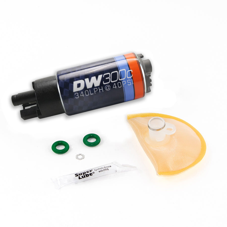 [9-307-1008] Deatschwerks DW300C series, 340lph compact fuel pump w/ Install Kit for Civic 06-11