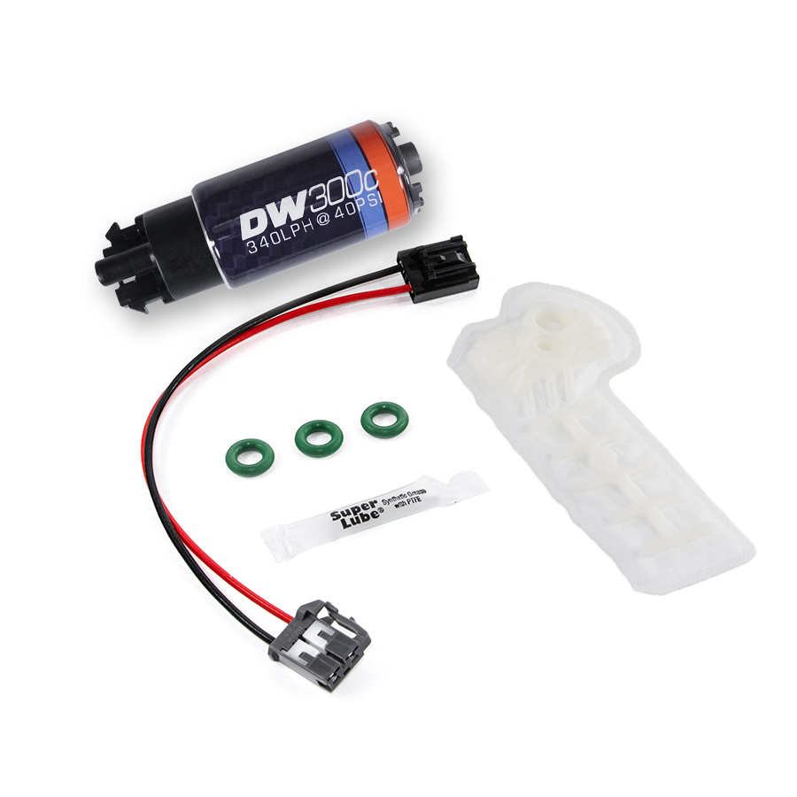 [9-307-1010] Deatschwerks DW300C series, 340lph compact fuel pump w/ Install Kit for 2012-2021 Subaru WRX, BRZ, Toyota 86, Scion FR-S 2012-20