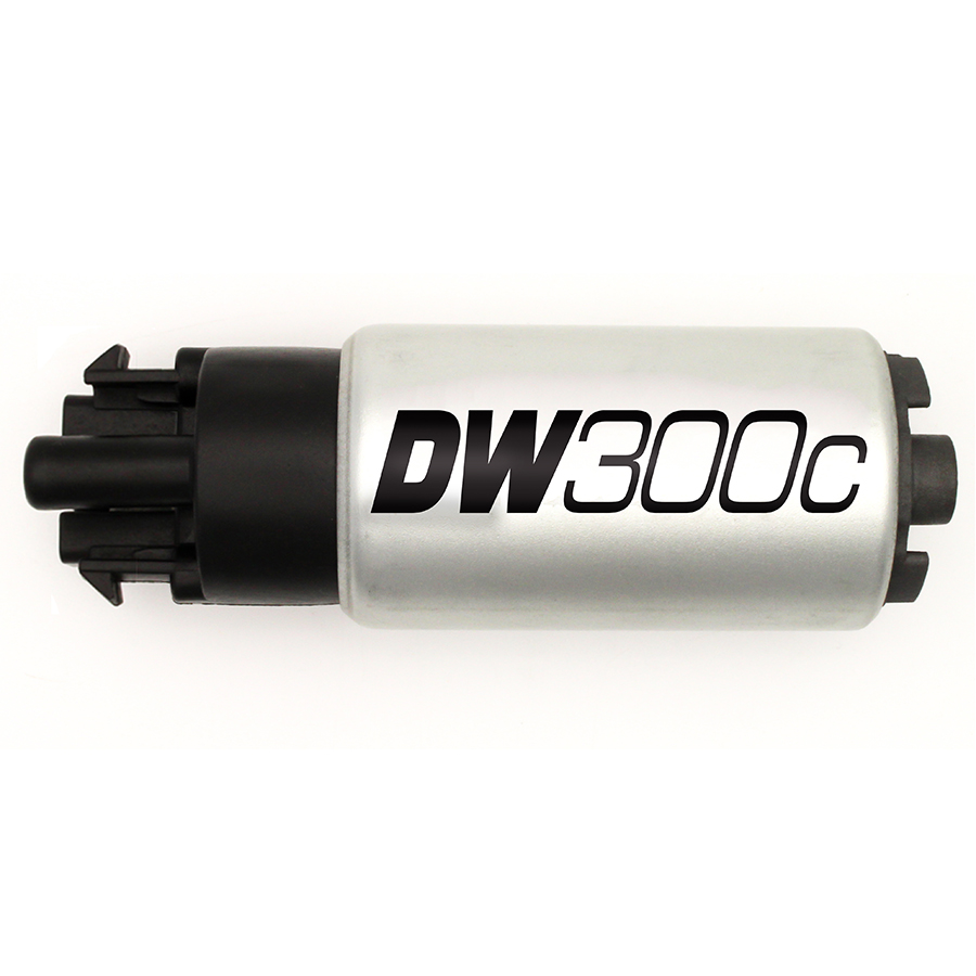 [9-309] Deatschwerks DW300C series, 340lph compact fuel pump w/ mounting clips