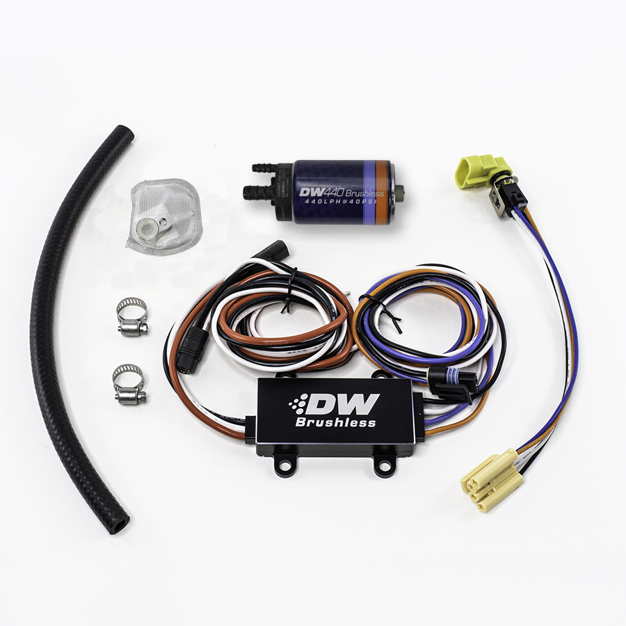 [9-441-C102-0900] Deatschwerks DW440 440lph Brushless Fuel Pump with Dual Speed Controller