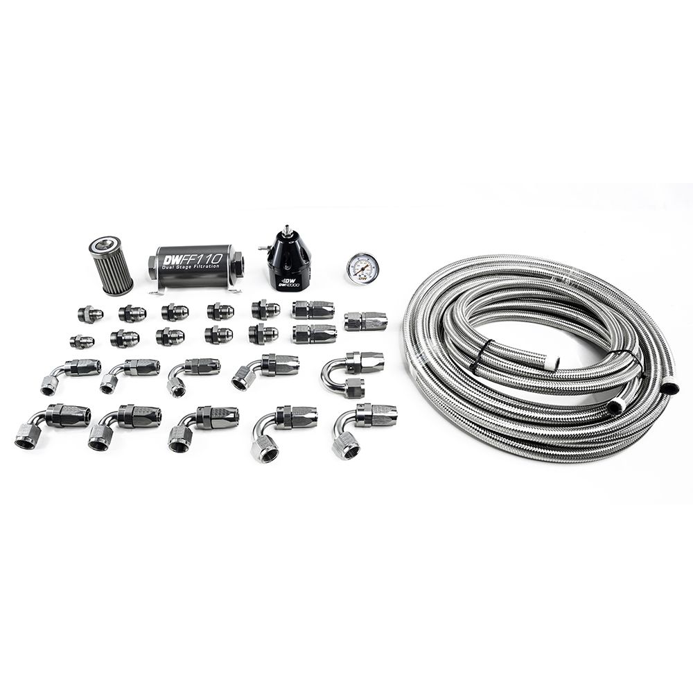 [6-603] Deatschwerks X2 Series Pump Module -8AN CPE Plumbing Kit for 2011-19 Ford Mustang
