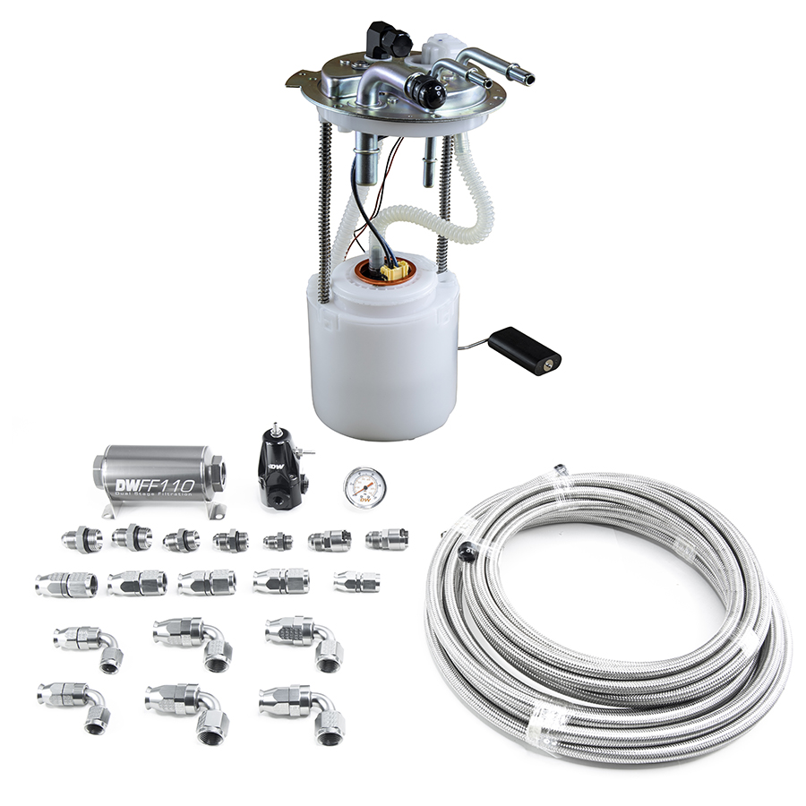 [9-401-602-7015] Deatschwerks DW400 Fuel Pump Module with PTFE return kit for 2005-19 Tahoe/Yukon