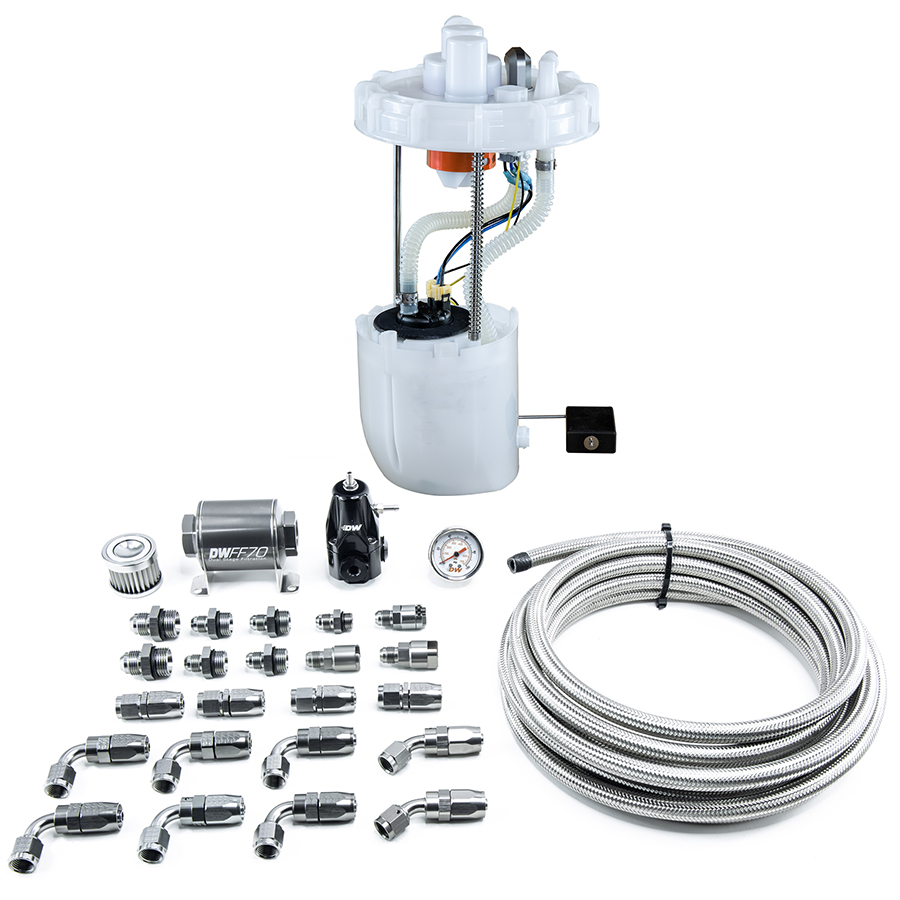 [9-401-607-7042] Deatschwerks DW400 Pump Module + Return Kit SS CPE for 9th Gen 2012-15 Honda Civic Si and 2013-15 Acura ILX