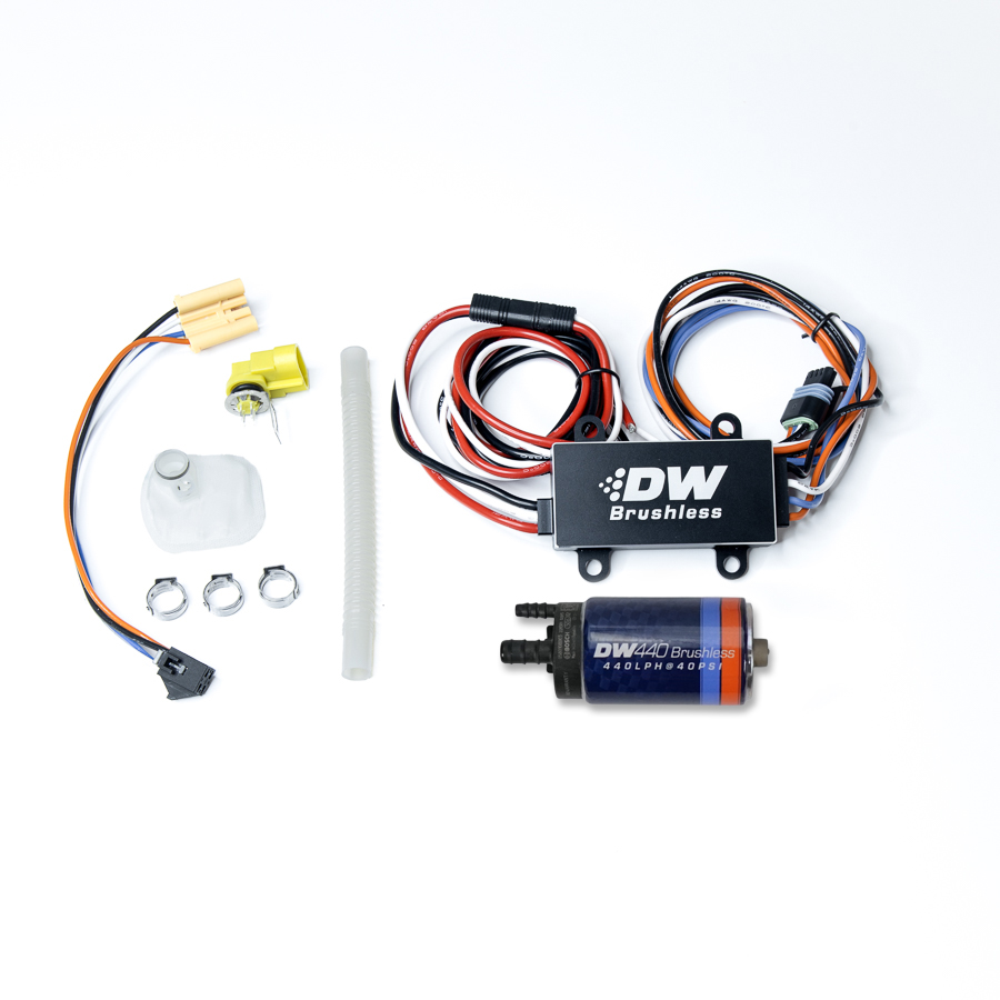 [9-441-C102-0904] Deatschwerks DW440 Brushless Fuel pump w/2-speed controller for RX-8 and 370Z