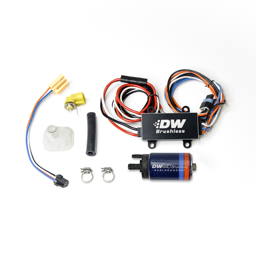 [9-441-C102-0905] Deatschwerks 440lph in-tank brushless fuel pump + single/dual speed controller w/ 9-0905 install kit for 2005-10 Ford Mustang GT