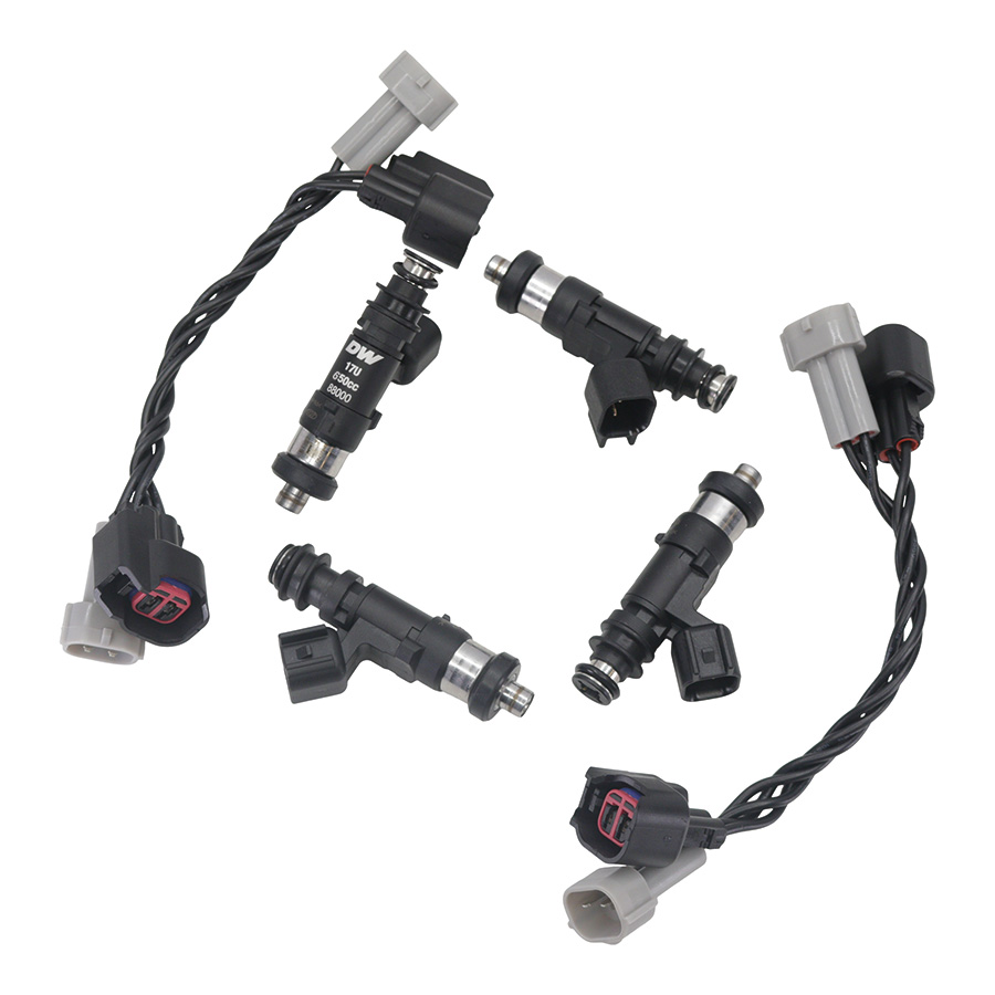 [17U-07-0650-4] Deatschwerks Matched set of 4 650cc Injectors for Subaru WRX 2002-2014, Legacy GT 2007-2012, STI 2007-2015