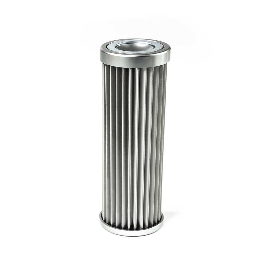 Deatschwerks In-line fuel filter element, stainless steel 5 micron. Fits DW 160mm housing. Universal