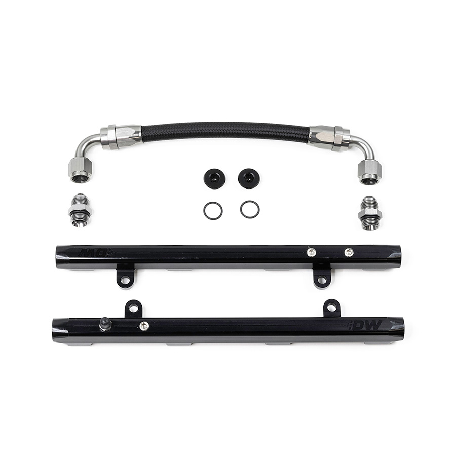 [7-301-OE] Deatschwerks Coyote 5.0 Fuel Rails with Crossover for 2011-21 Ford Mustang 5.0, 2011-17 F-150 5.0