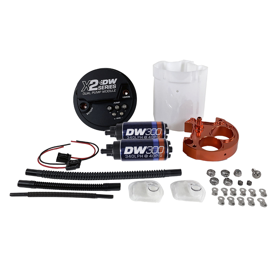 [9-301-7050] Deatschwerks X2 Fuel Pump Module w/DW300 Fuel pumps for 2008-21 Subaru WRX/STI