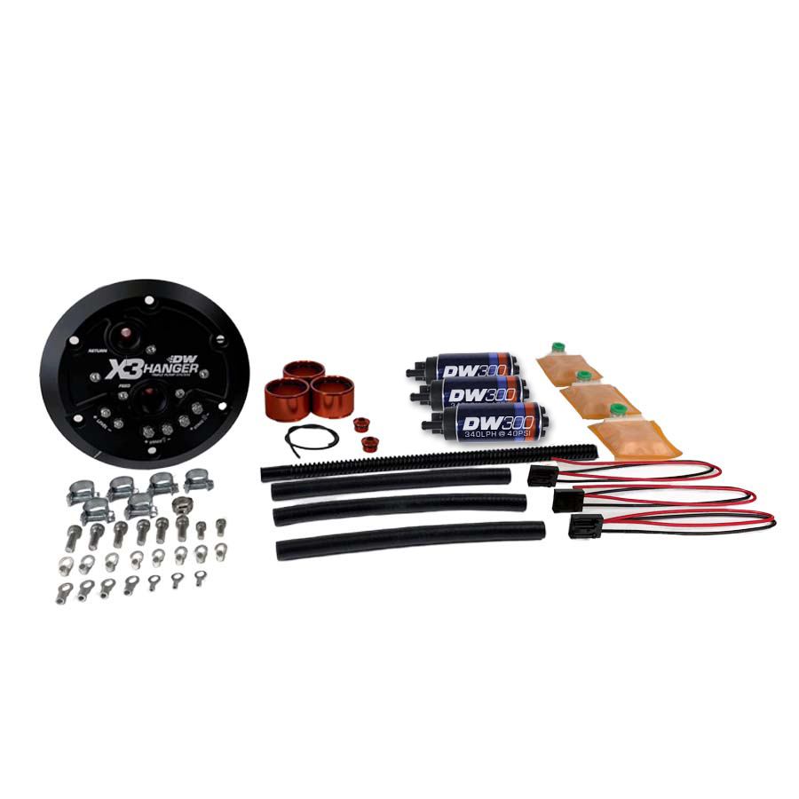 [9-301-7031] Deatschwerks X3 Series Fuel Pump Hanger with Triple DW300 Fuel Pumps for 1999-2004 Ford F-150 Lightning