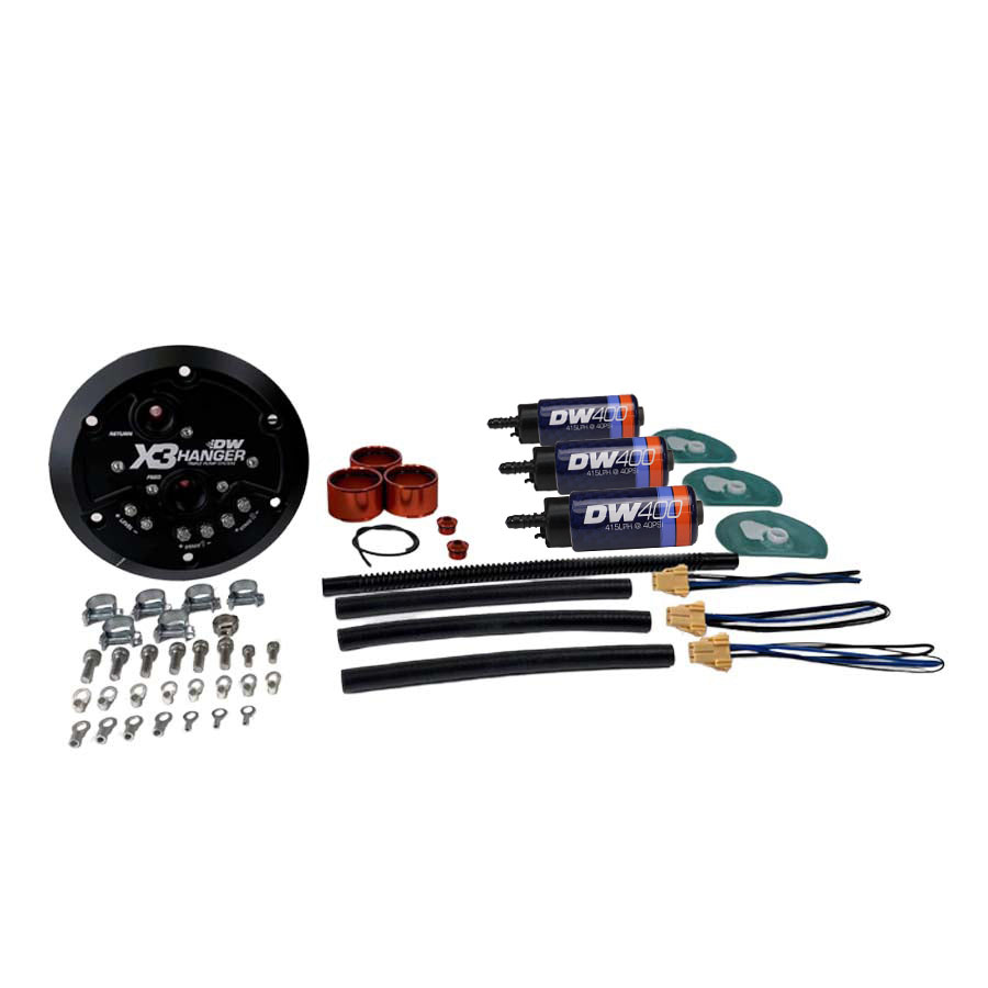 [9-401-7031] Deatschwerks X3 Series Fuel Pump Hanger with Triple DW400 Fuel Pumps for 1999-2004 Ford F-150 Lightning