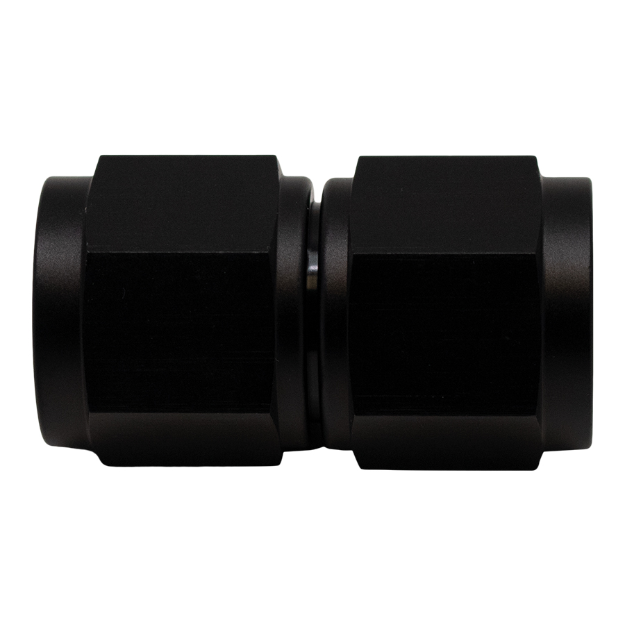 [6-02-0211-B] Deatschwerks 10AN Flare Female Swivel to 10AN Flare Female Swivel, Anodized Matte Black