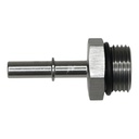 Deatschwerks 10AN ORB Male to 5/16 Inch Male EFI Quick Connect Adapter (Incl O-Ring), Anodized DW Titanium