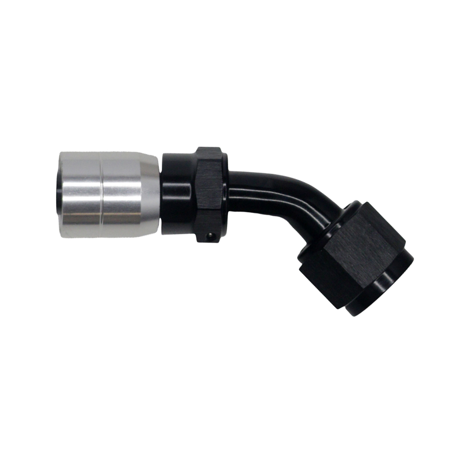 [6-02-0806-C-B] Deatschwerks 45-Deg. 8AN Swivel Crimp CPE Hose End
