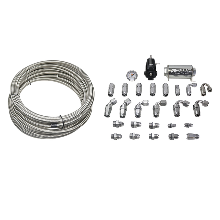 [6-619] Deatschwerks Return Plumbing kit for 6 Gen Camaro SS/ZL1/ CTS-V3/ CPE/ 8AN feed/ 6AN return