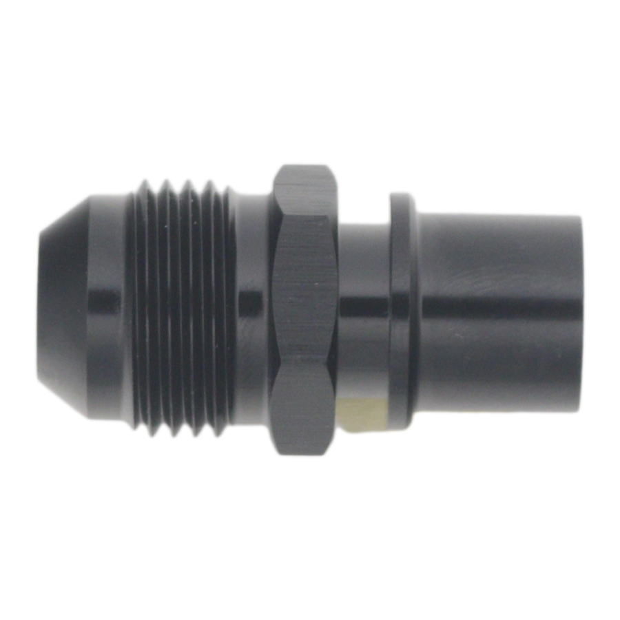 [6-02-0128-B] Deatschwerks 8AN Male Flare to Toyota Module Quick Connect, Anodized Matte Black
