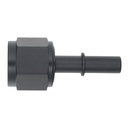 Deatschwerks 10AN Female Flare Swivel to 3/8" Male EFI Quick Disconnect, Anodized Matte Black