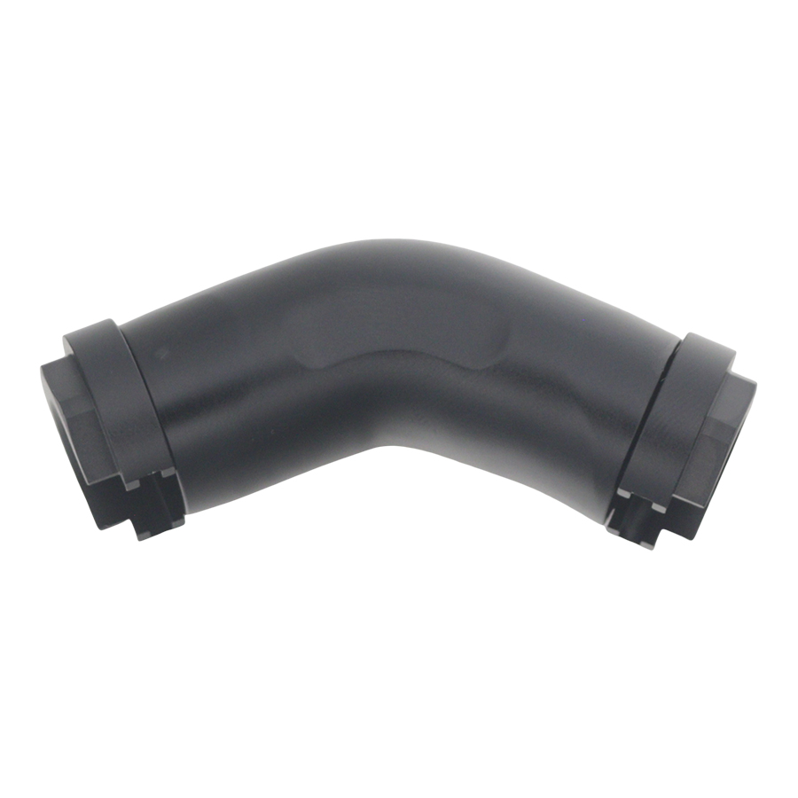 [6-02-0137-B] Deatschwerks 3/8" Female EFI Quick Connect to 3/8" Female EFI Quick Connect Adapter, Anodized Matte Black