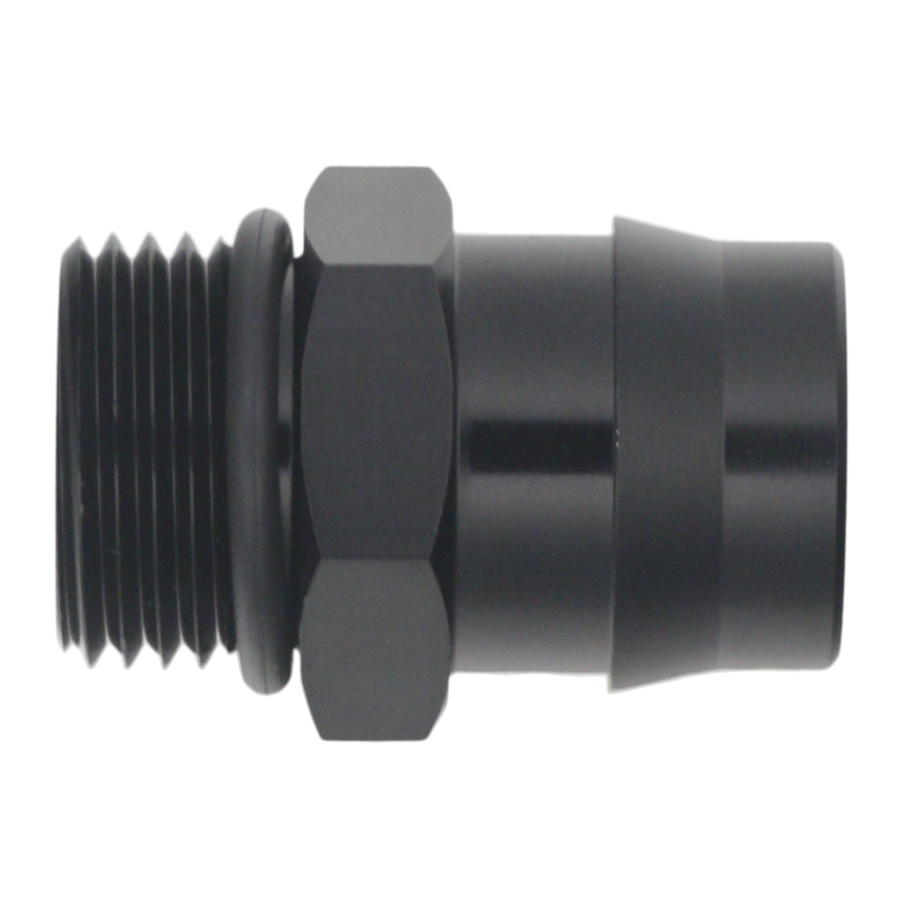 [6-02-0139-B] Deatschwerks 8AN ORB to Can-An Maverick X3 OE Quick Connect Adapter, Anodized Matte Black