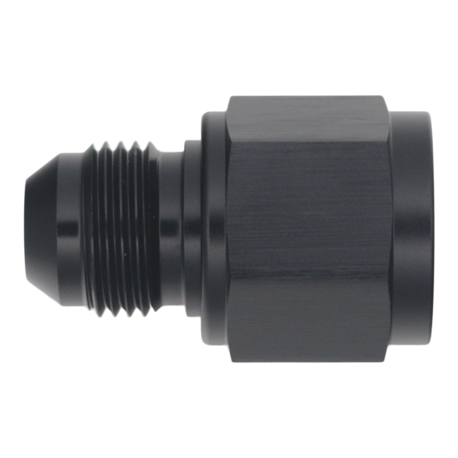 [6-02-0218-B] Deatschwerks 10AN Female Flare to 8AN Male Flare Reducer, Anodized Matte Black