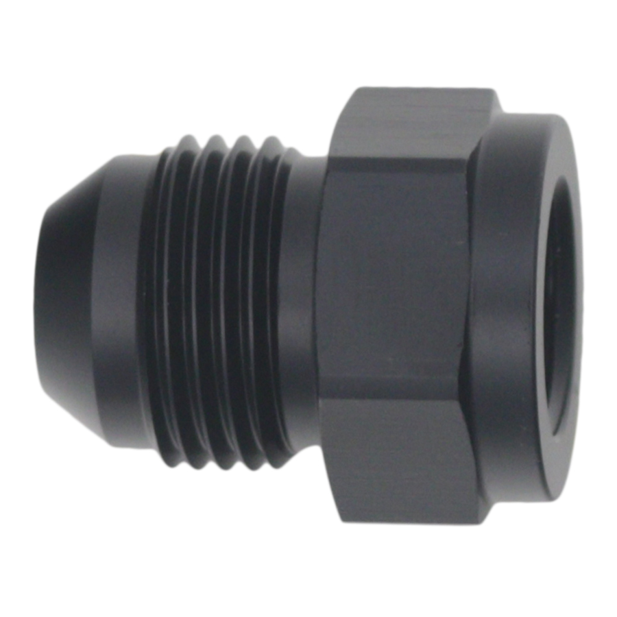 [6-02-0220-B] Deatschwerks 6AN Female Flare to 8AN Male Flare Expander, Anodized Matte Black