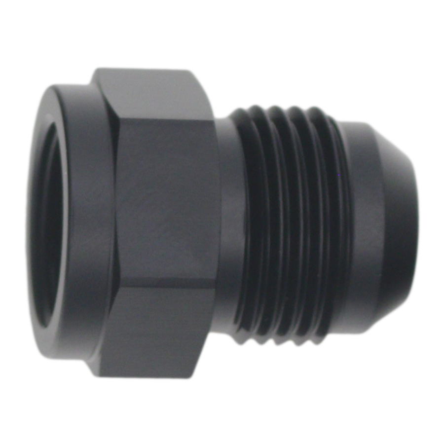 [6-02-0223-B] Deatschwerks 8AN Female Flare to 10AN Male Flare Expander, Anodized Matte Black