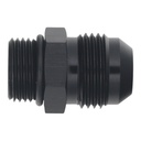 Deatschwerks 8AN ORB Male to 10AN Male Flare Adapter, Anodized Matte Black