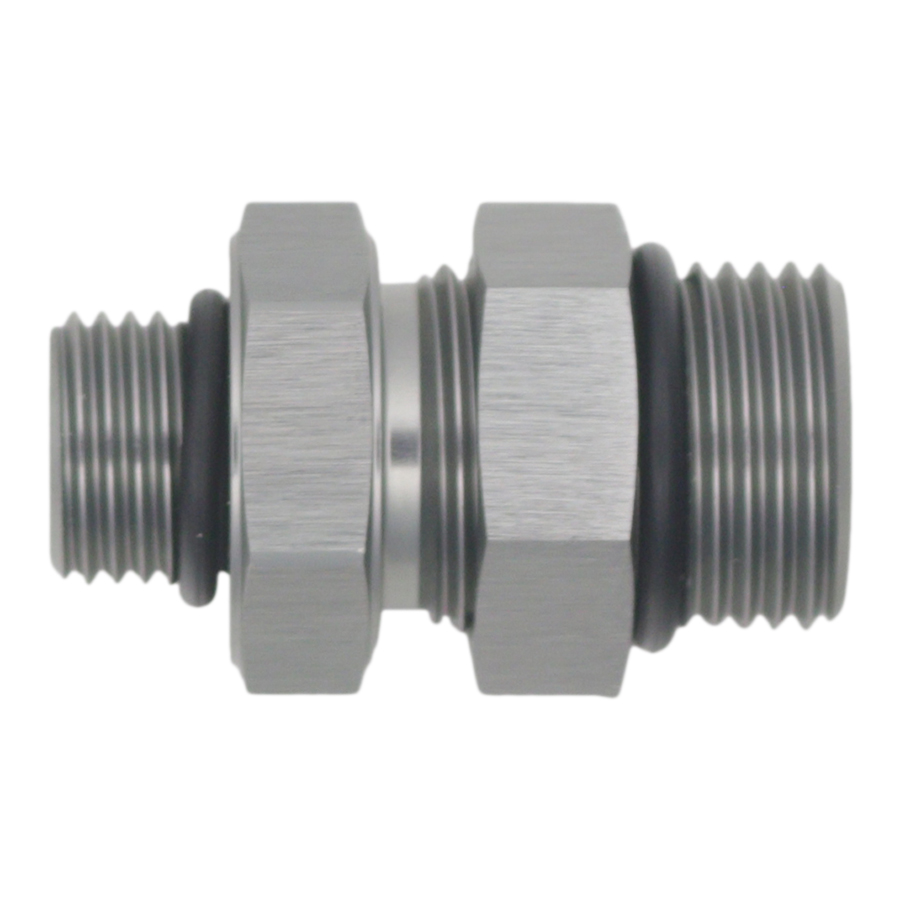 [6-02-0424] Deatschwerks 6AN ORB Male to 8AN ORB Male Swivel Adapter, Anodized DW Titanium