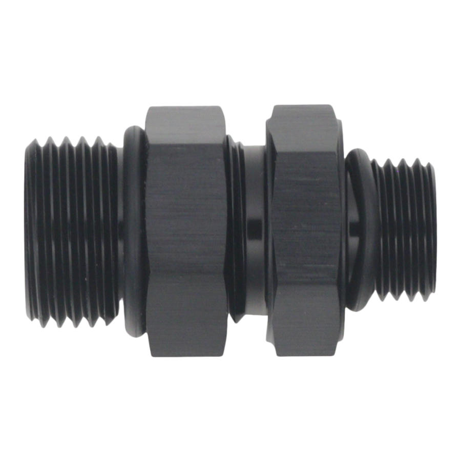 [6-02-0424-B] Deatschwerks 6AN ORB Male to 8AN ORB Male Swivel Adapter, Anodized Matte Black