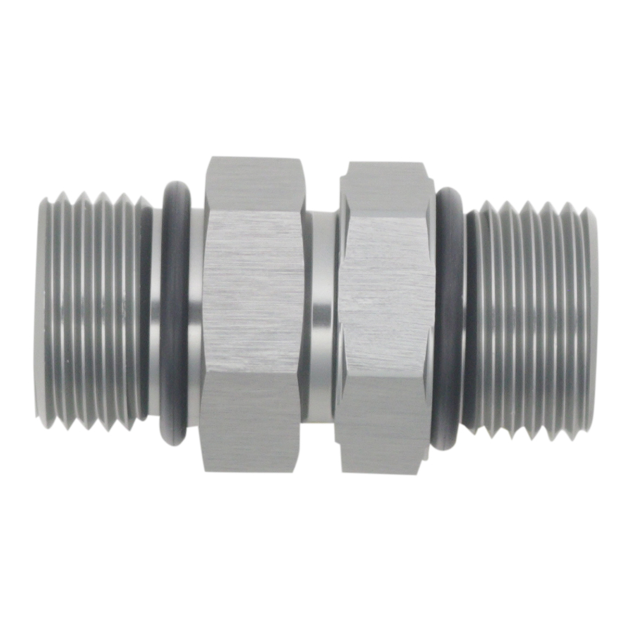 [6-02-0426] Deatschwerks 8AN ORB Male to 8AN ORB Male Swivel Adapter, Anodized DW Titanium