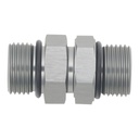 Deatschwerks 8AN ORB Male to 8AN ORB Male Swivel Adapter, Anodized DW Titanium