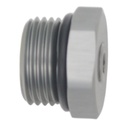 Deatschwerks 10AN ORB Male Plug Fitting with 1/8" NPT Gauge Port, Anodized DW Titanium